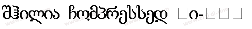 Shilia Compressed Li字体转换